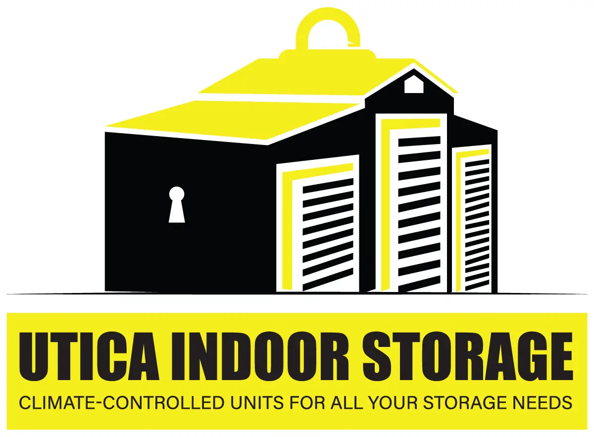 A yellow and black logo for africa indoor storage.